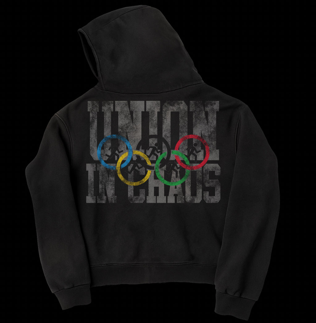 Dark Washed Heavyweight Union In Chaos Zip-Up